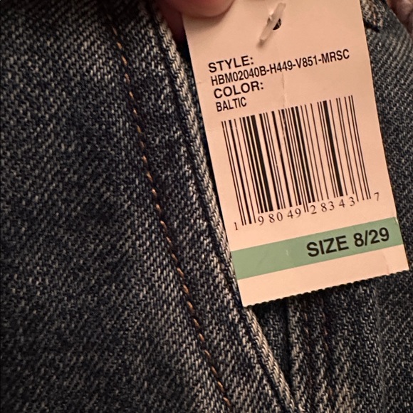 HABITUAL Jeans High Rise Pleated Wide Leg - Picture 5 of 6